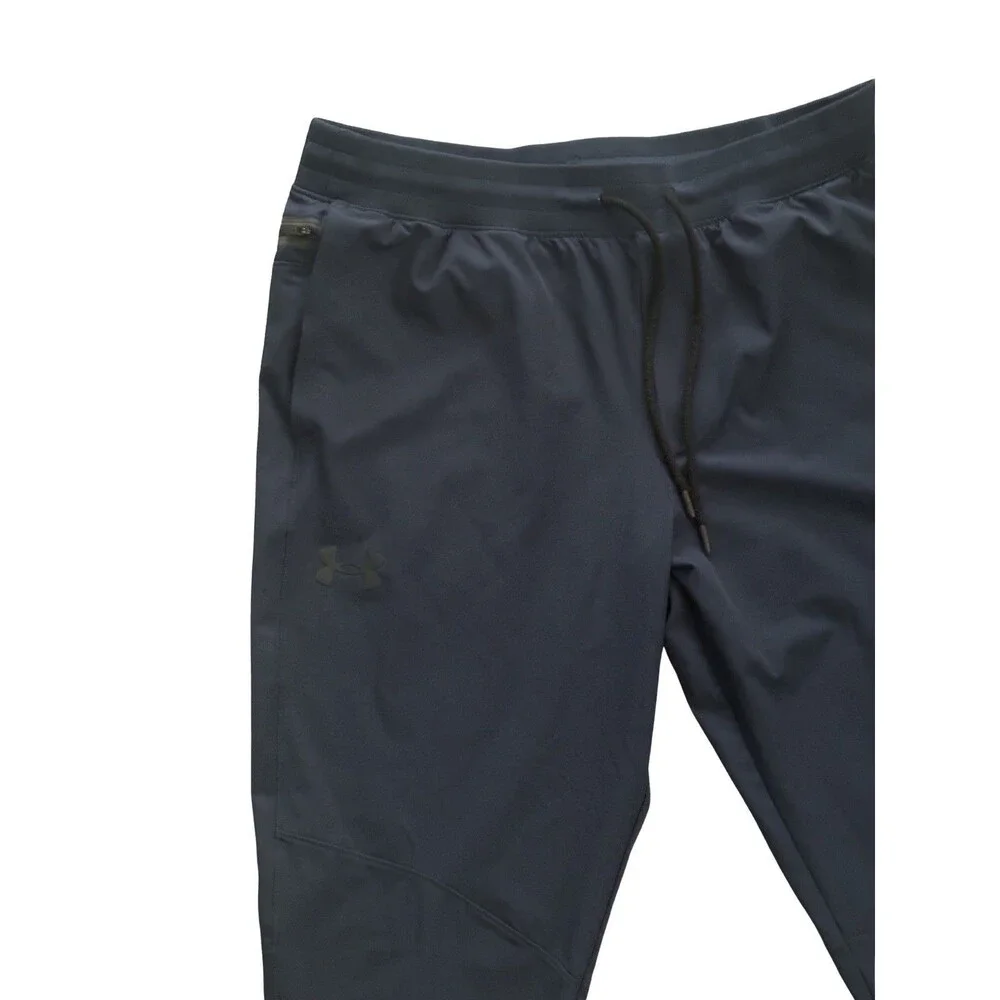 Under Armour Men's Sportstyle Joggers Regular, Navy/Black, Size XL - Picture 3 of 6